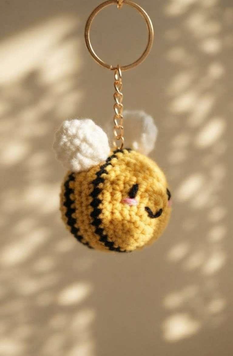 Bee keychain