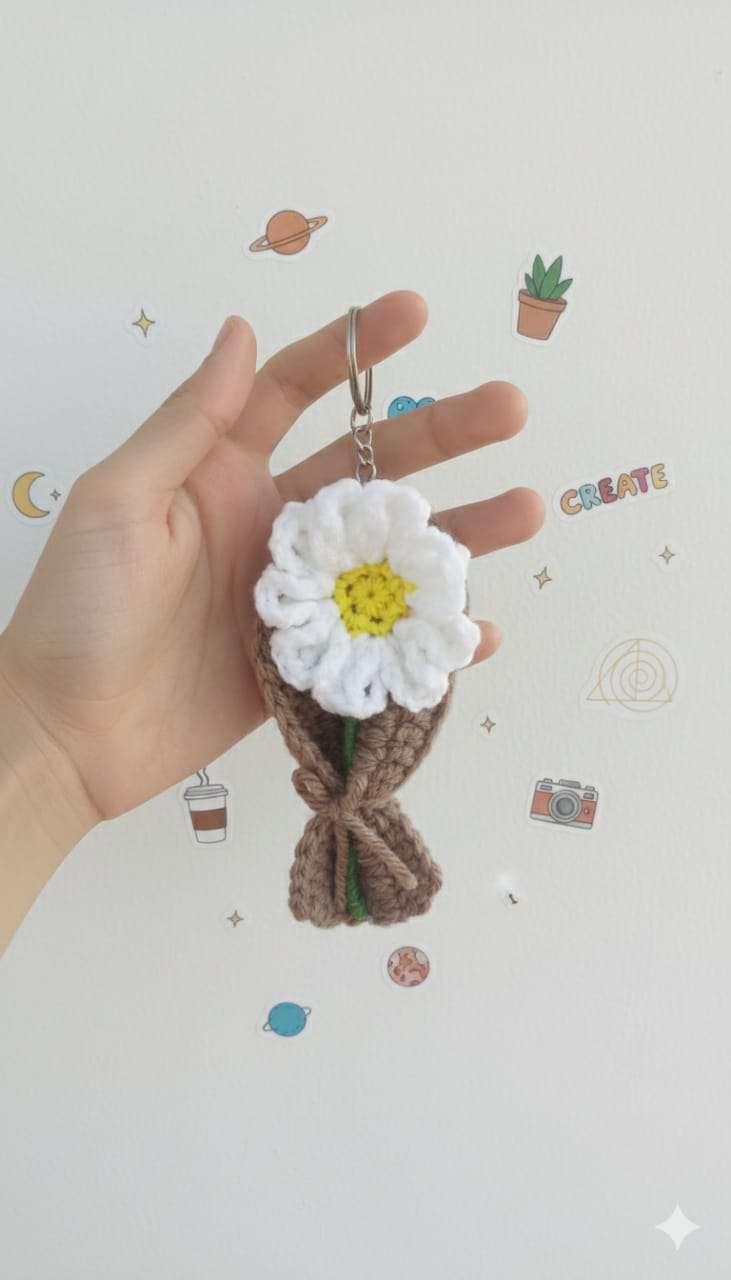 Small bouquet keychain view 3
