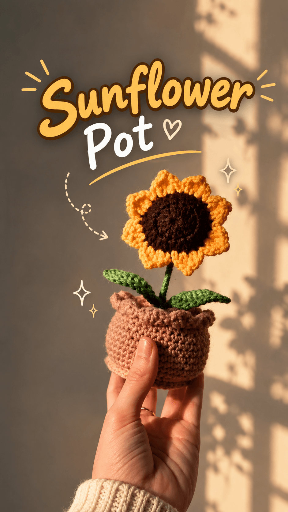 Sunflower pot