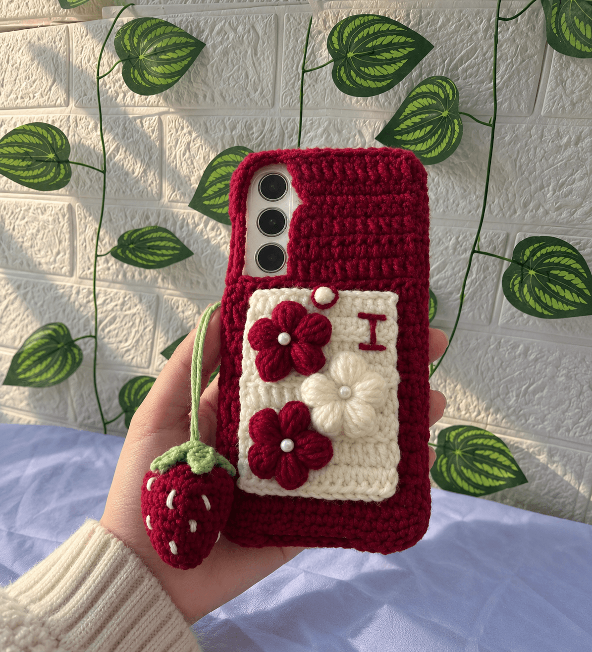 Floral Strawberry phone case